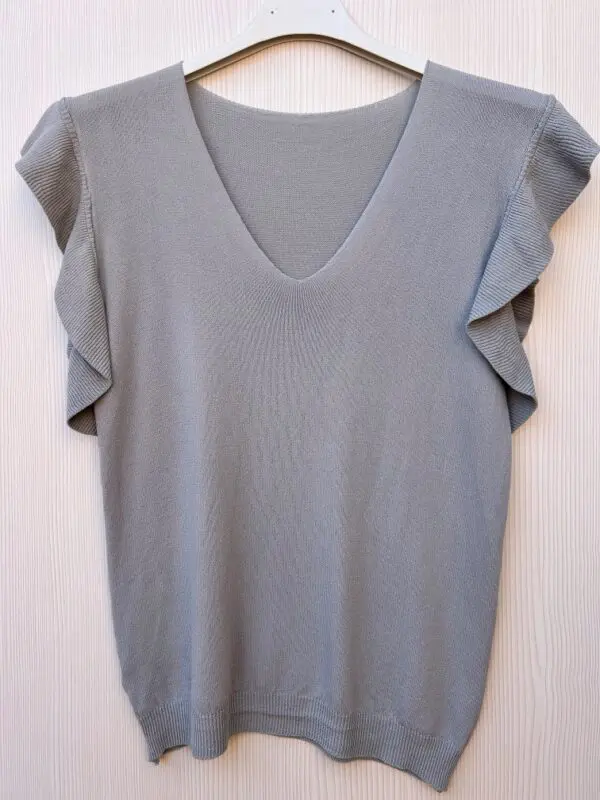 Top de punto volantes en hombros (+colores) - Imagen 8