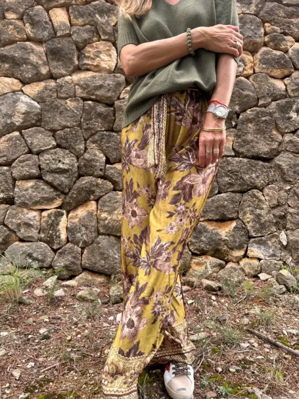 Pantalón satinado estampado (+colores) - Imagen 2
