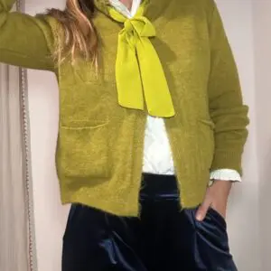 Cárdigan punto lazo con bolsillo(+colores)