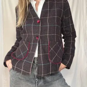 Chaqueta lana cuadros (+colores)