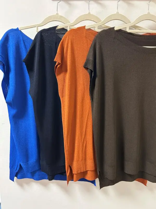 Top m/c liso punto frío (+colores)