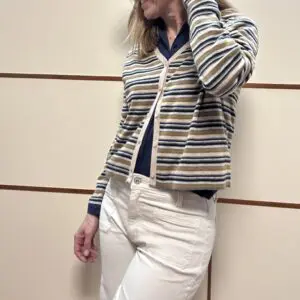 Cárdigan punto rayas