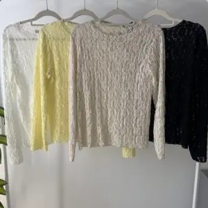 Top encaje escote barco (+colores)