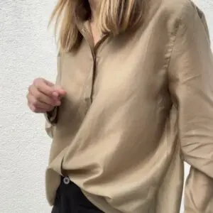 Camisa vaporosa tencel (+tallas)