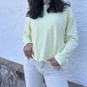 Jersey sudadera algodón rayas