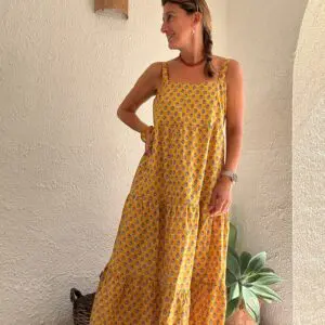 Vestido Sienna Mostaza