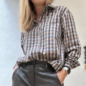 Camisa estampado cuadros
