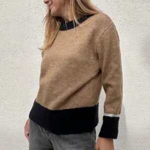 Jersey punto camel