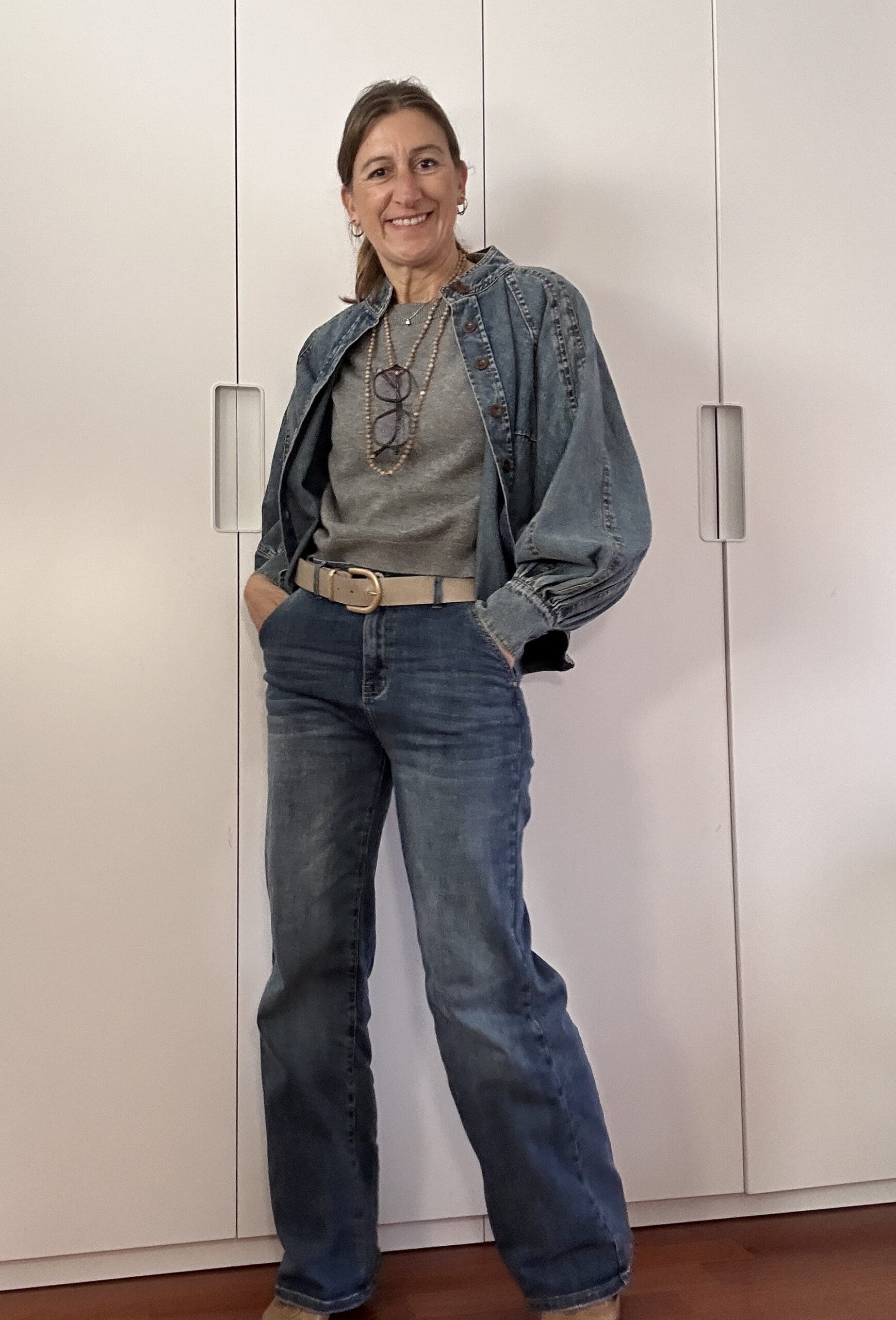Look denim de entretiempo
